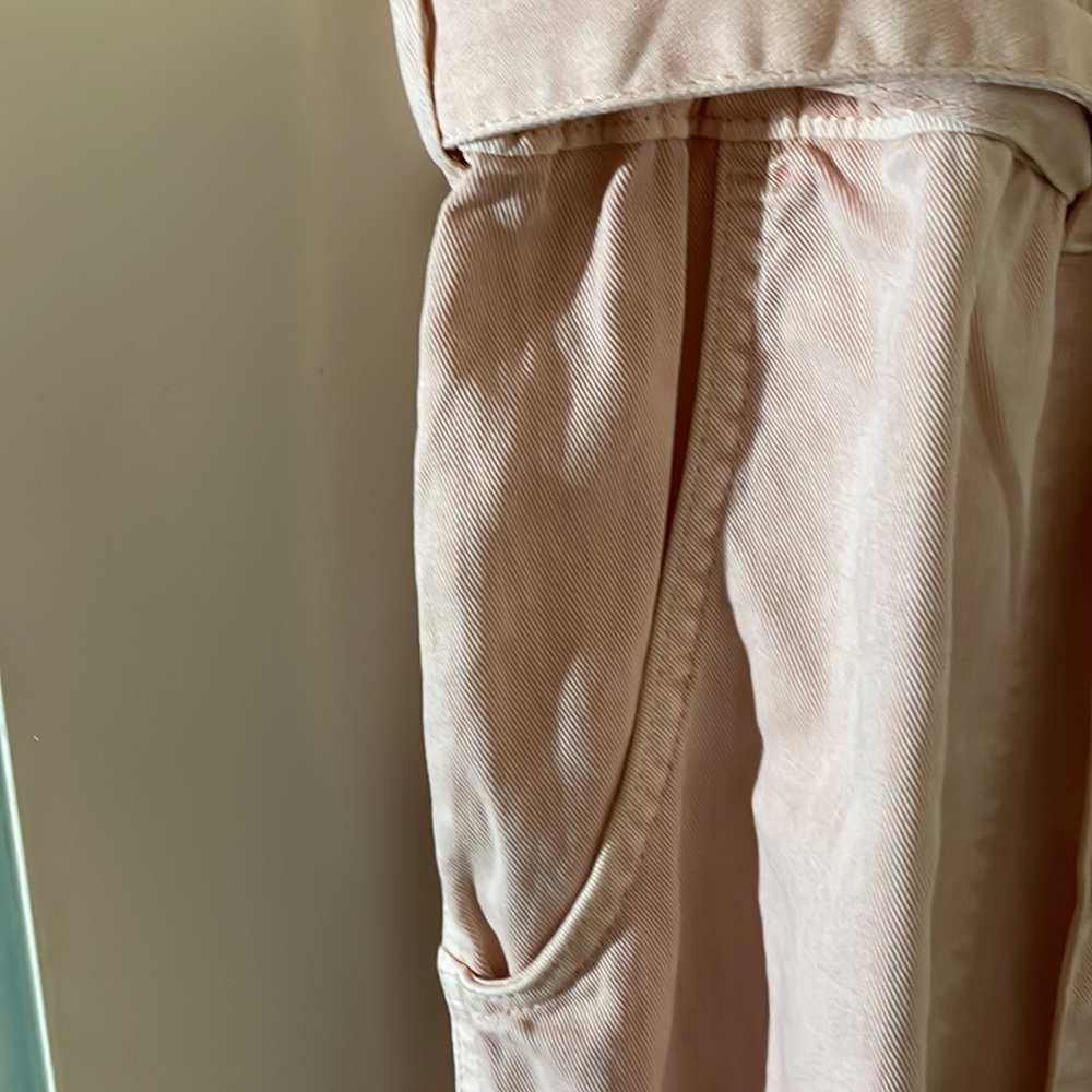Old Navy light Peach Denim Jumpsuit, 2X - Picture 9 of 13